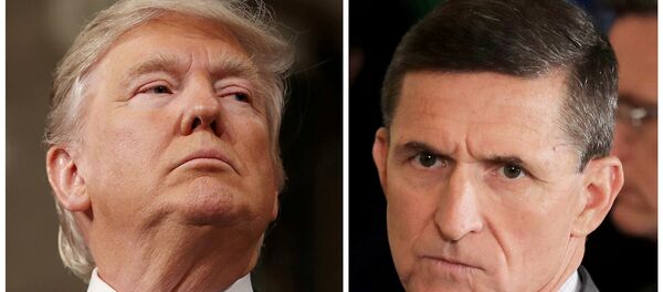 ترامب وفلين - سبوتنيك عربي