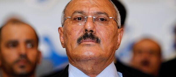 الرئيس السابق علي عبدالله صالح في صنعاء، اليمن 3 سبتمبر / أيلول 2012 - سبوتنيك عربي