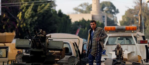 انتشار قوات أنصار الله، بعد مقتل الرئيس اليمني السابق علي عبدالله صالح، في صنعاء، اليمن 4 ديسمبر/ كانون الأول 2017 - سبوتنيك عربي