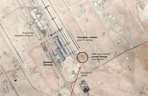 رسوم توضح نجاح صاروخ أنصار الله في الهروب من الدفاع الصاروخي السعودي - سبوتنيك عربي