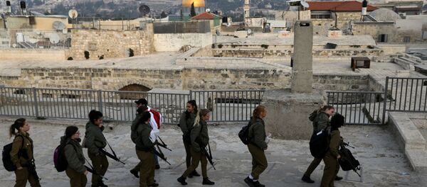 جنود إسرائيليون في مدينة القدس القديمة، 5 ديسمبر/ كانون الأول 2017 - سبوتنيك عربي