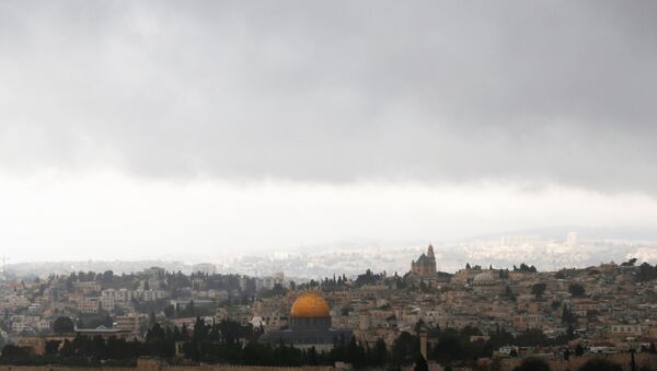 مشهد يطل على مدينة القدس، 6 ديسمبر/ كانون الأول 2017 - سبوتنيك عربي