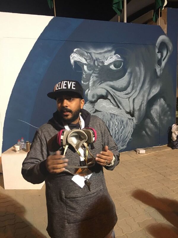 الفنان السعودي مازن الشمري: الجدارية ستستمر لمدة 10 أعوام - سبوتنيك عربي