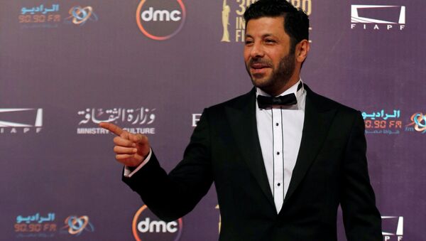  الممثل المصري إياد نصار خلال مهرجان القاهرة السينمائي الـ 39، مصر 21 نوفمبر/ كانون الأول 2017 - سبوتنيك عربي
