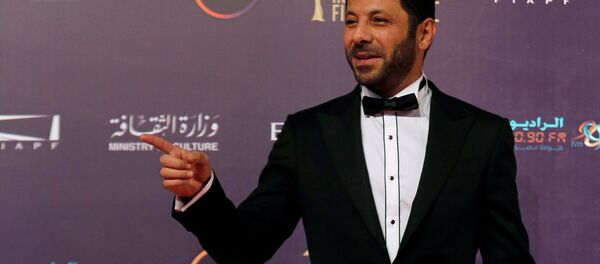  الممثل المصري إياد نصار خلال مهرجان القاهرة السينمائي الـ 39، مصر 21 نوفمبر/ كانون الأول 2017 - سبوتنيك عربي