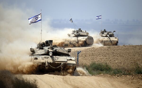 دبابة ميركافا الإسرائيلية دبابة ميركافا الإسرائيلية - سبوتنيك عربي