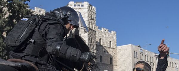 مظاهرات و احتجاجات في القدس، ديسمبر/ كانون الأول 2017 - سبوتنيك عربي