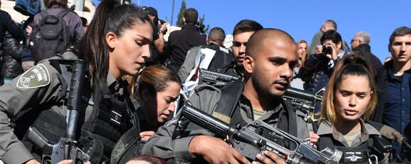 مظاهرات و احتجاجات في القدس، ديسمبر/ كانون الأول 2017 - سبوتنيك عربي