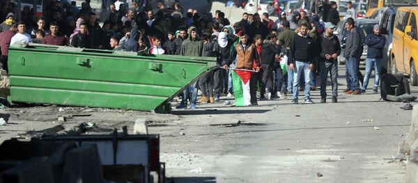  الوضع في رام الله، الضفة الغربية ديسمبر/ كانون الأول 2017 - سبوتنيك عربي