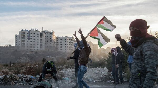 الوضع في رام الله، الضفة الغربية ديسمبر/ كانون الأول 2017 - سبوتنيك عربي