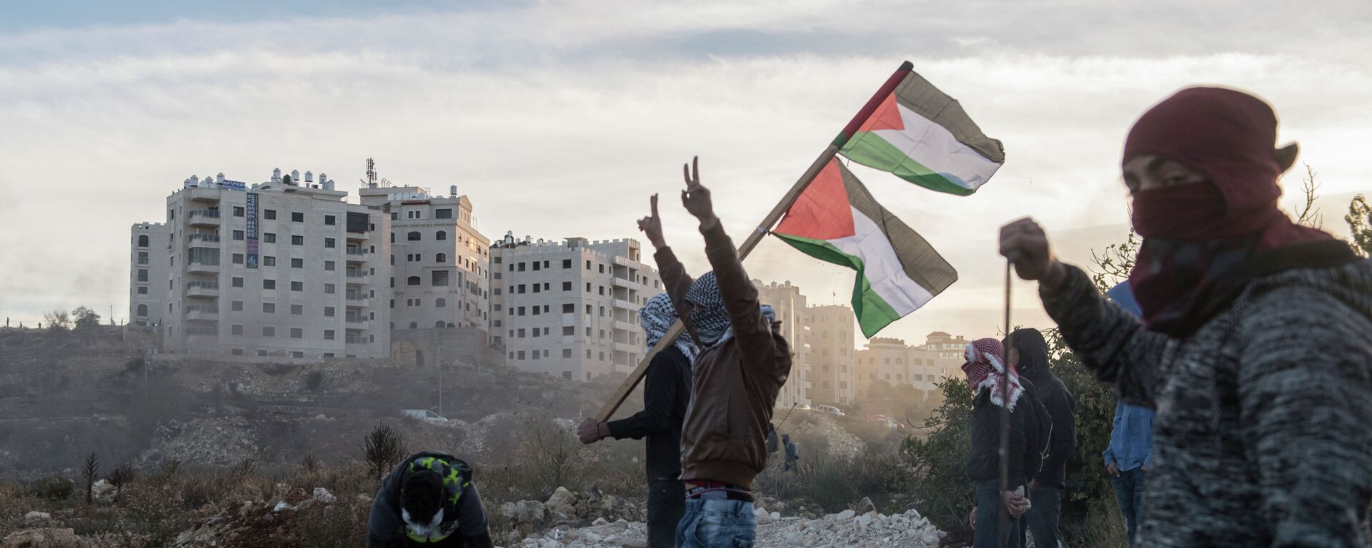  الوضع في رام الله، الضفة الغربية ديسمبر/ كانون الأول 2017 - سبوتنيك عربي, 1920, 13.10.2025