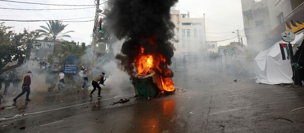 مظاهرات و احتجاجت في مدينة عكار، لبنان 10 ديسمبر/ كانون الأول 2017 - سبوتنيك عربي