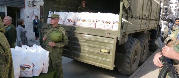 المساعدات الانسانية الروسية في سوريا - سبوتنيك عربي