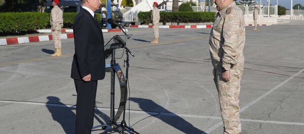 الرئيس فلاديمير بوتين في القاعدة حميميم، سوريا 11 ديسمبر/ كانون الأول 2017 - سبوتنيك عربي