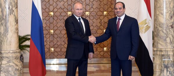 الرئيس الروسي فلاديمير بوتين والرئيس المصري عبد الفتاح السيسي - سبوتنيك عربي