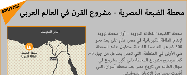 محطة الضبعة النووية - سبوتنيك عربي