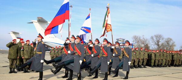 وصول كتيبة الشرطة العسكرية الروسية إلى محج قلعة قادمة من سوريا - سبوتنيك عربي