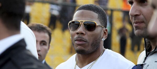 مطرب الراب الأمريكي نيللي عند وصوله الرياض الخميس 14 ديسمبر/كانون الأول 2017 - سبوتنيك عربي