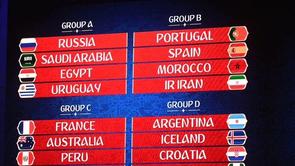 مجموعات كأس العالم 2018 في روسيا - سبوتنيك عربي