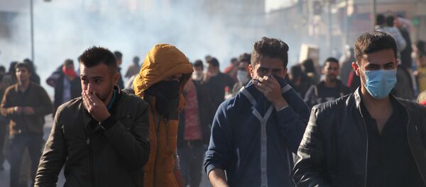 محتجون أكراد في السليمانية محتجون أكراد في السليمانية - سبوتنيك عربي