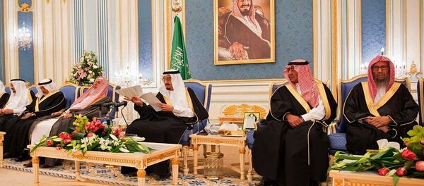 الملك سلمان في قصر اليمامة - سبوتنيك عربي