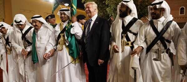 الرئيس الأمريكي دونالد ترامب في السعودية - سبوتنيك عربي