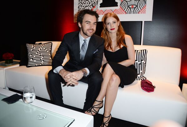 جان لوكا باسي دي بريموسولو والممثلة جيسيكا تشيستين جان لوكا باسي دي بريموسولو والممثلة جيسيكا تشيستين - سبوتنيك عربي