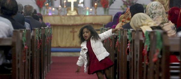 الاحتفالات بعيد الميلاد المجيد - كراتشي، باكستان 25 ديسمبر/ كانون الأول 2017 - سبوتنيك عربي