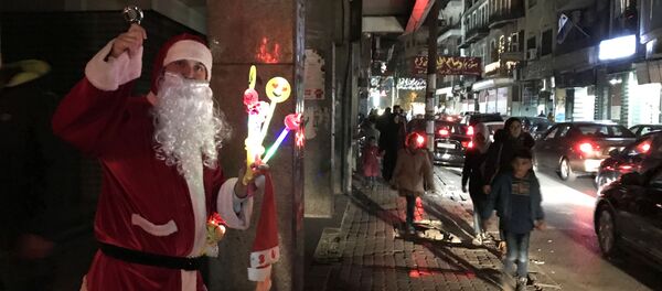 احتفالات بعيد الميلاد في دمشق، سوريا احتفالات بعيد الميلاد في دمشق، سوريا - سبوتنيك عربي