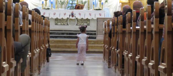 عيد الميلاد في كنيسة في حلب - سبوتنيك عربي