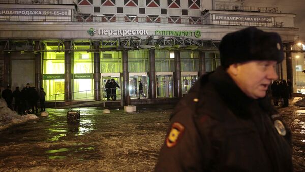 انفجار متجر في سان بطرسبرغ 27-12-2017 - سبوتنيك عربي