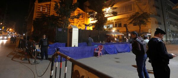 قوات أمن تؤمن أحد الكنائس في مصر - سبوتنيك عربي