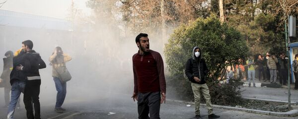 الاحتجاجات في إيران - سبوتنيك عربي