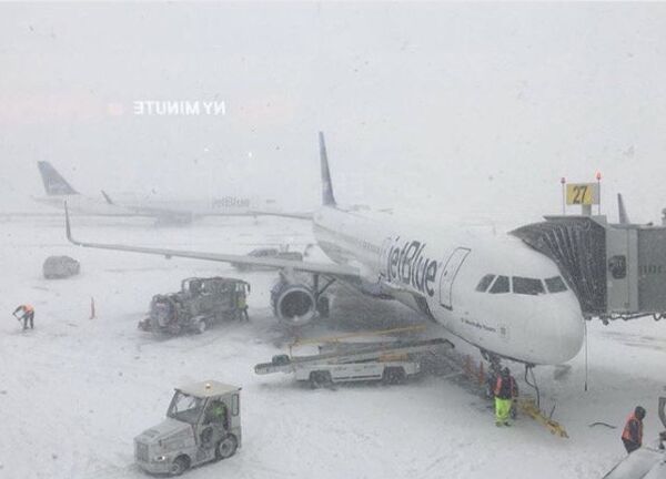 إعصار القنبلة الجليدي في أمريكا - سبوتنيك عربي