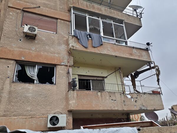 القذائف على ضاحية الأسد  - سبوتنيك عربي