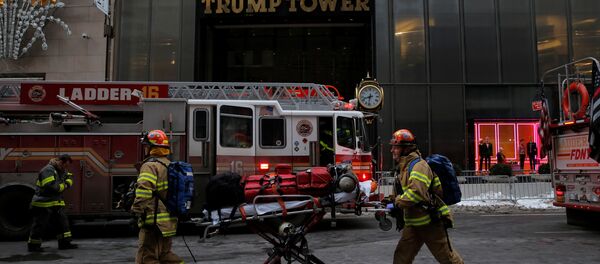 حريق في برج ترامب 8 يناير 2018 حريق في برج ترامب 8 يناير 2018 - سبوتنيك عربي
