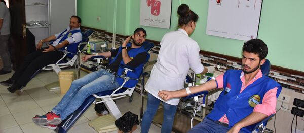 حملات التبرع بالدم، شبيبة الثورة السورية - سبوتنيك عربي