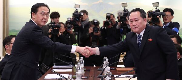 2018 مفاوضات كوريا الشمالية والجنوبية 9 يناير - سبوتنيك عربي