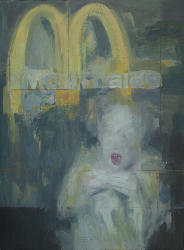 إحدى لوحات الفنان سمير فؤاد - سبوتنيك عربي