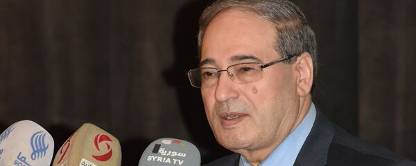 فيصل المقداد يتحدث في ندوة سوريا بشائر النصر - سبوتنيك عربي