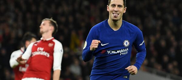 اللاعب البلجيكي ونجم نادي تشيلسي الإنجليزي إيدين هازارد - سبوتنيك عربي