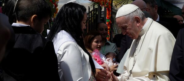 البابا فرنسيس في زيارته لتشيلي البابا فرنسيس في زيارته لتشيلي - سبوتنيك عربي