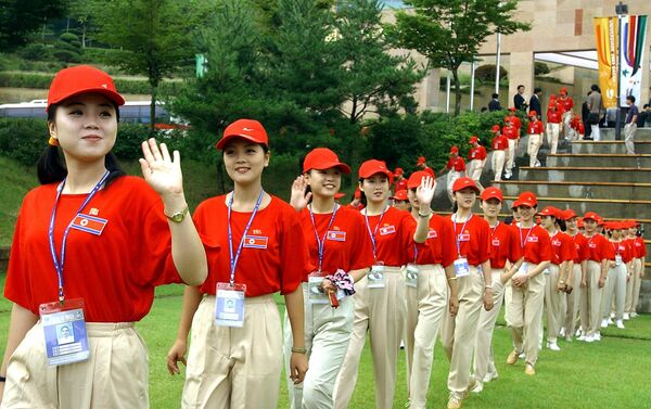 مشجعات في كوريا الشمالية - سبوتنيك عربي