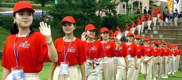 مشجعات في كوريا الشمالية - سبوتنيك عربي