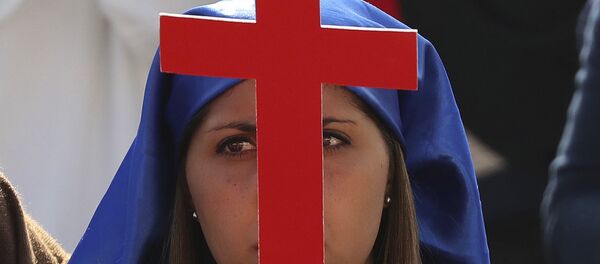 بابا الفاتيكان فرانسيس في سانتياغو، تشيلي 16 يناير/ كانون الأول 2018 - سبوتنيك عربي