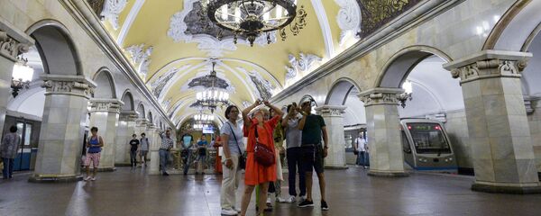 مترو كامسومولسكايا للخط مترو الأنفاق الدائري في موسكو - سبوتنيك عربي