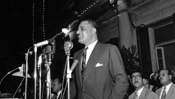الرئيس المصري جمال عبد الناصر في عام 1957 - سبوتنيك عربي