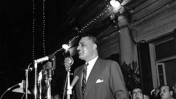 الرئيس المصري جمال عبد الناصر في عام 1957 - سبوتنيك عربي