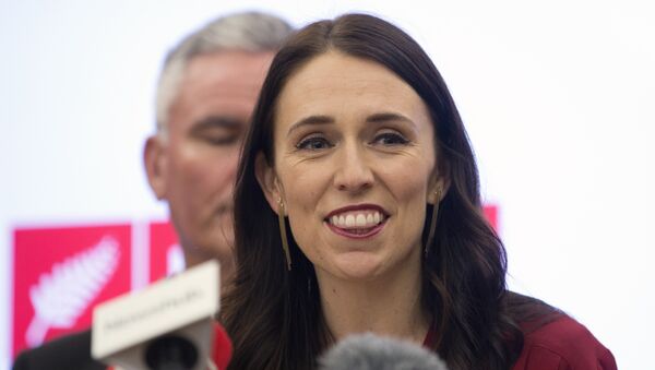 New Zealand Labour Party leader Jacinda Ardern addresses a press conference at Parliament in Wellington, New Zealand, Thursday Oct. 19, 2017. - سبوتنيك عربي