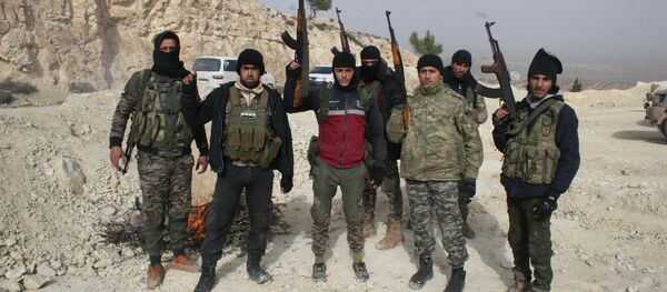 قوات الجيش السوري الحر المشاركة في العملية العسكرية في عفرين، سوريا - سبوتنيك عربي